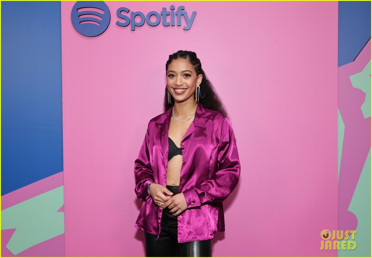 'Never Have I Ever' Stars Jaren Lewison & Maitreyi Ramakrishnan Attend Spotify Wrapped Party