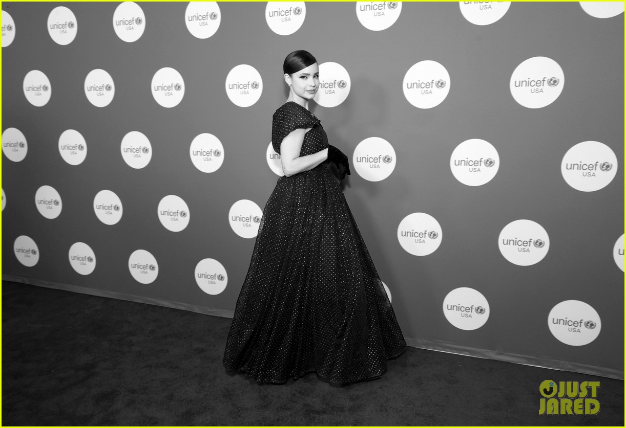 Sofia Carson Channels Audrey Hepburn at the UNICEF 75th Anniversary Celebration