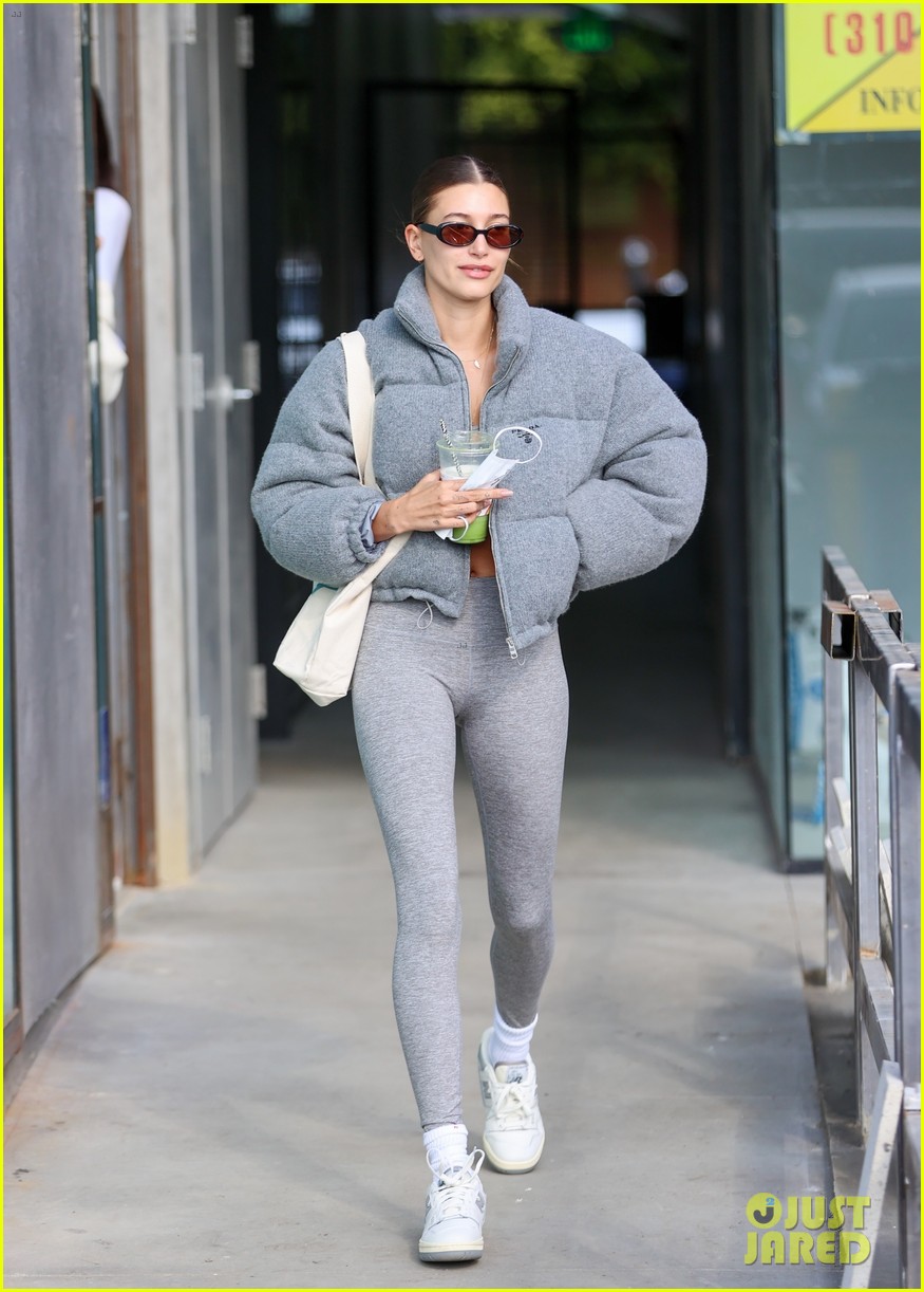 Bella Hadid Joins Hailey Bieber for Morning Pilates Class