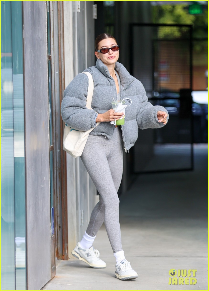 Bella Hadid Joins Hailey Bieber for Morning Pilates Class