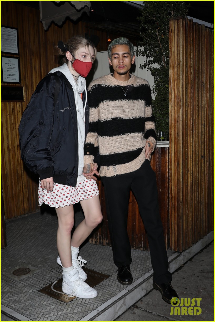 Hunter Schafer Enjoys Night Out with 'Euphoria' Co-Star Dominic Fike