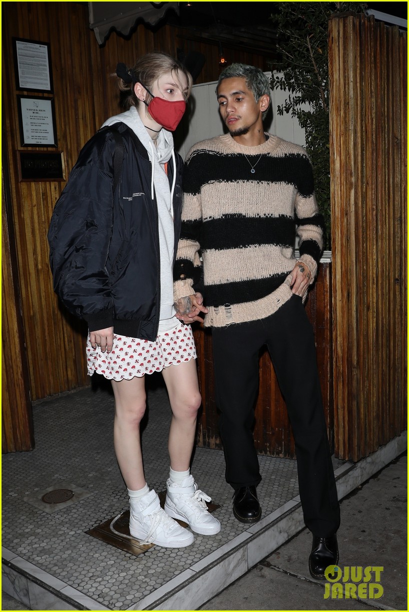 Hunter Schafer Enjoys Night Out with 'Euphoria' Co-Star Dominic Fike