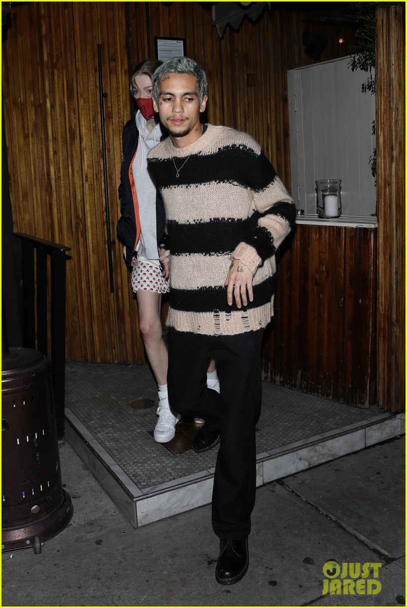 Hunter Schafer Enjoys Night Out with 'Euphoria' Co-Star Dominic Fike