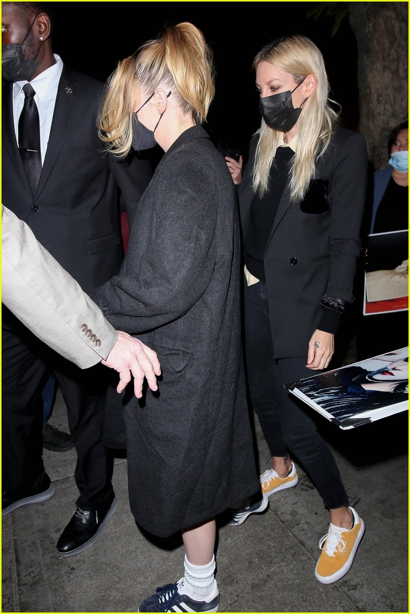 Kristen Stewart & Dylan Meyer Arrive at 'Spencer' Screening in L.A.