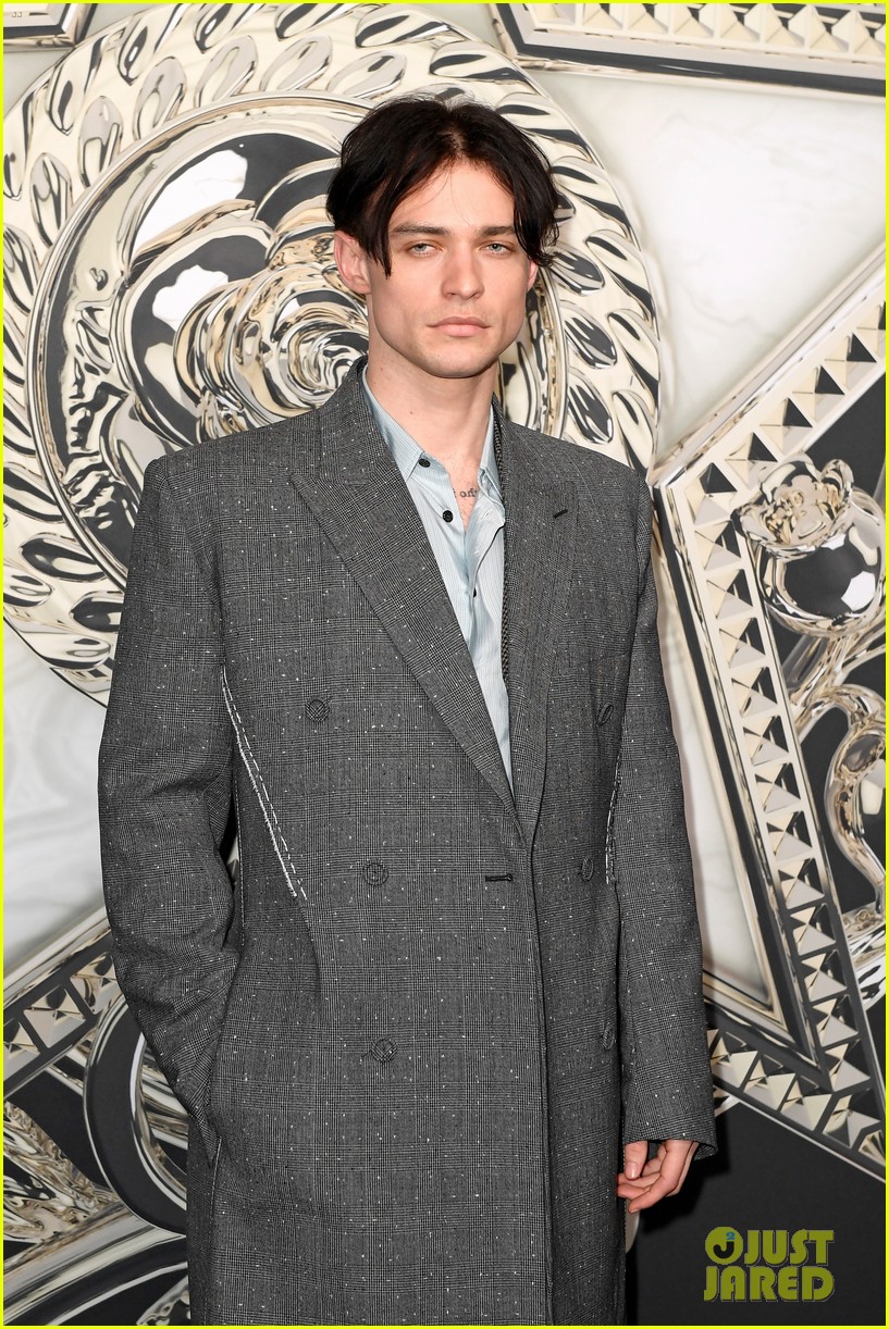 Thomas Doherty Sports a Different Look at Dior Homme Fashion Show