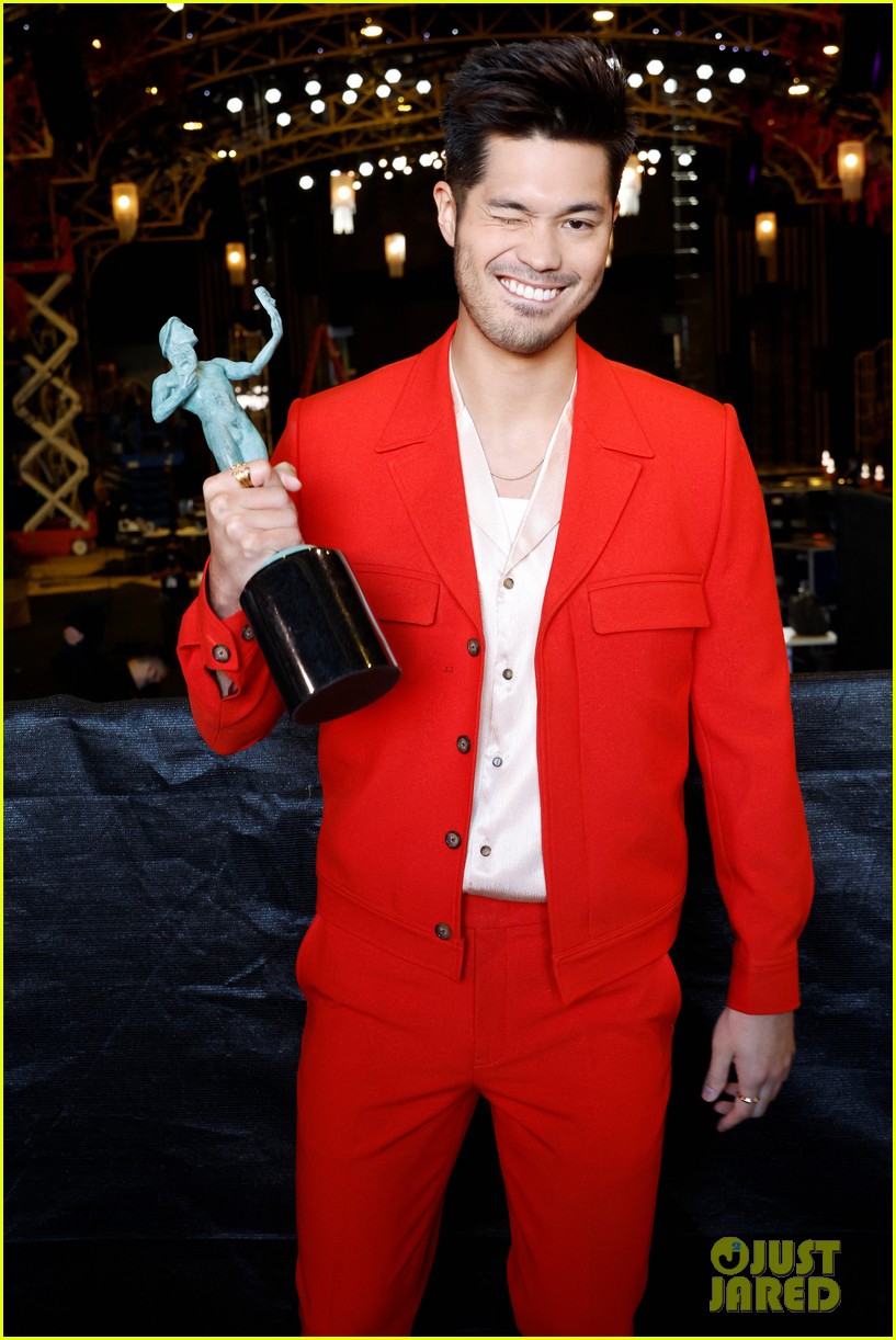 Ross Butler & Alexandra Daddario Attend SAG Awards Media Preview