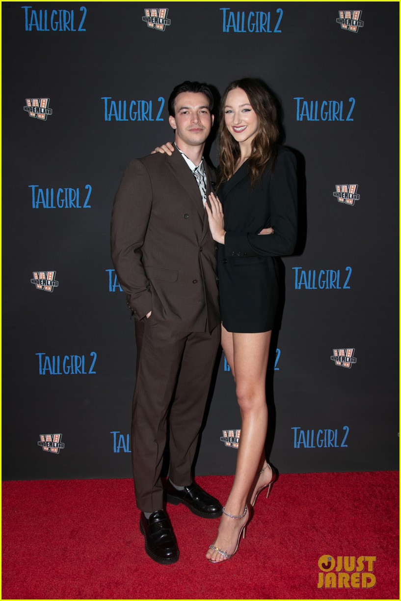 Griffin Gluck Shows Off Shaved Head at 'Tall Girl 2' Screening With Ava Michelle & More!