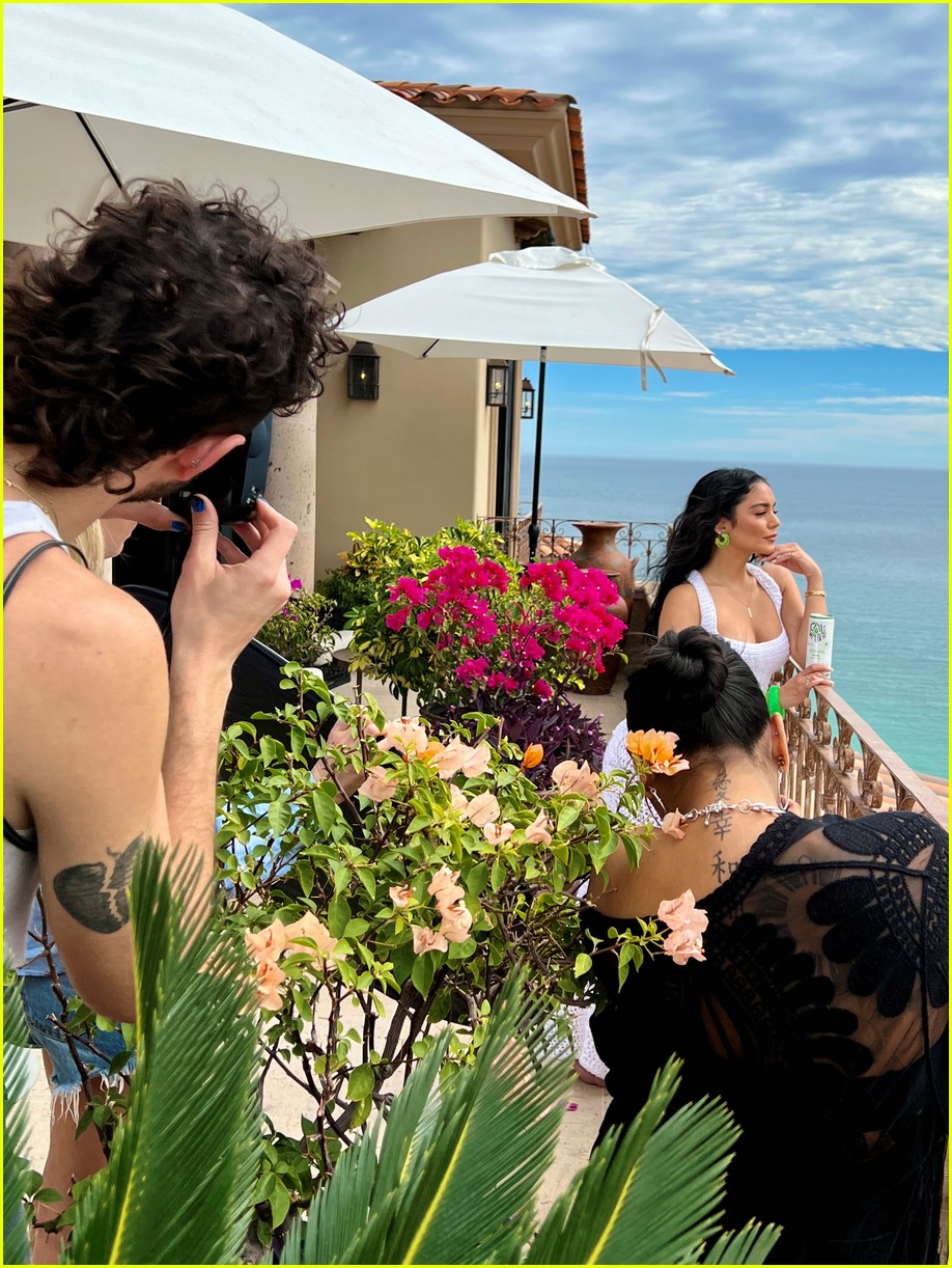 Go Behind the Scenes With Vanessa Hudgens At Her Caliwater Photo Shoot!