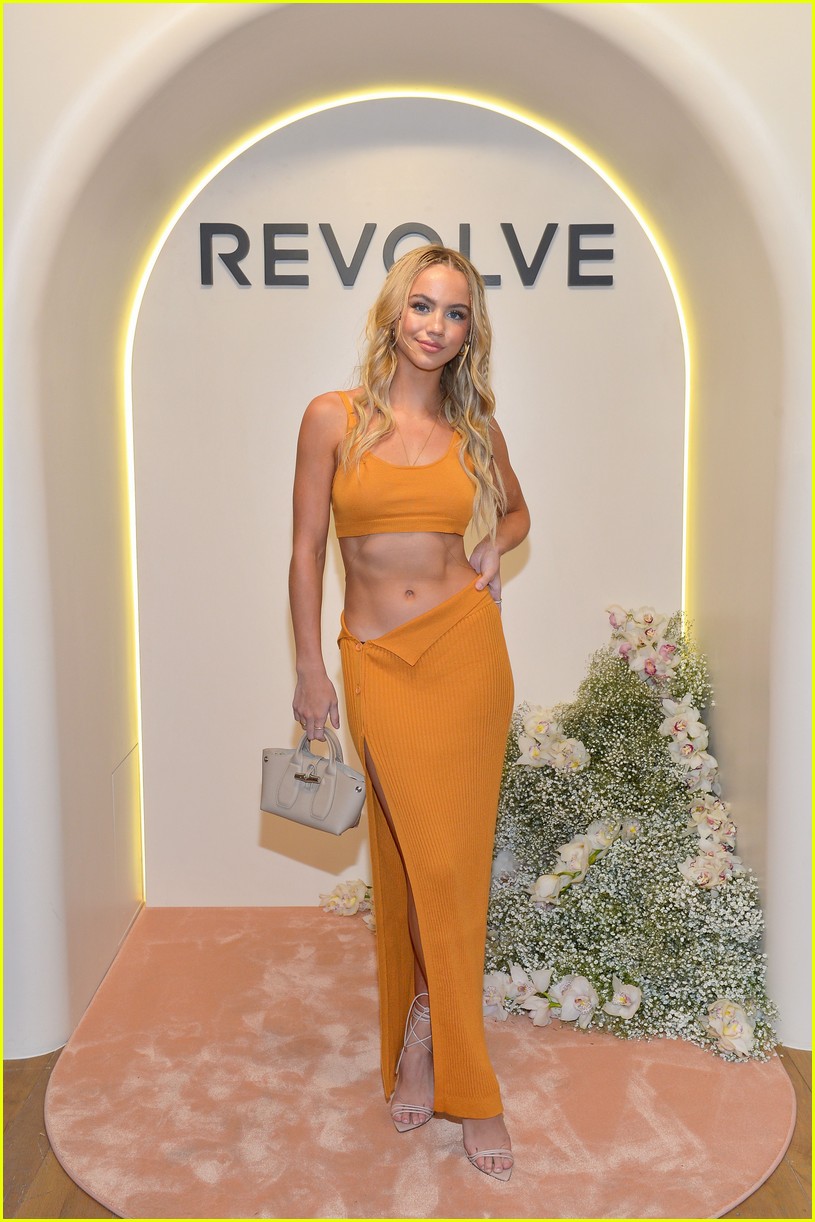 Angus Cloud, Madison Pettis & Paris Berelc Attend Revolve Social Club Opening