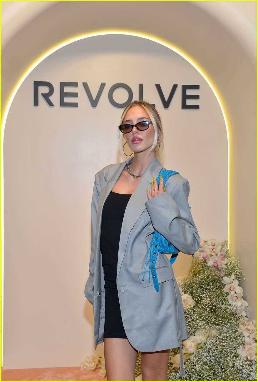 Angus Cloud, Madison Pettis & Paris Berelc Attend Revolve Social Club Opening