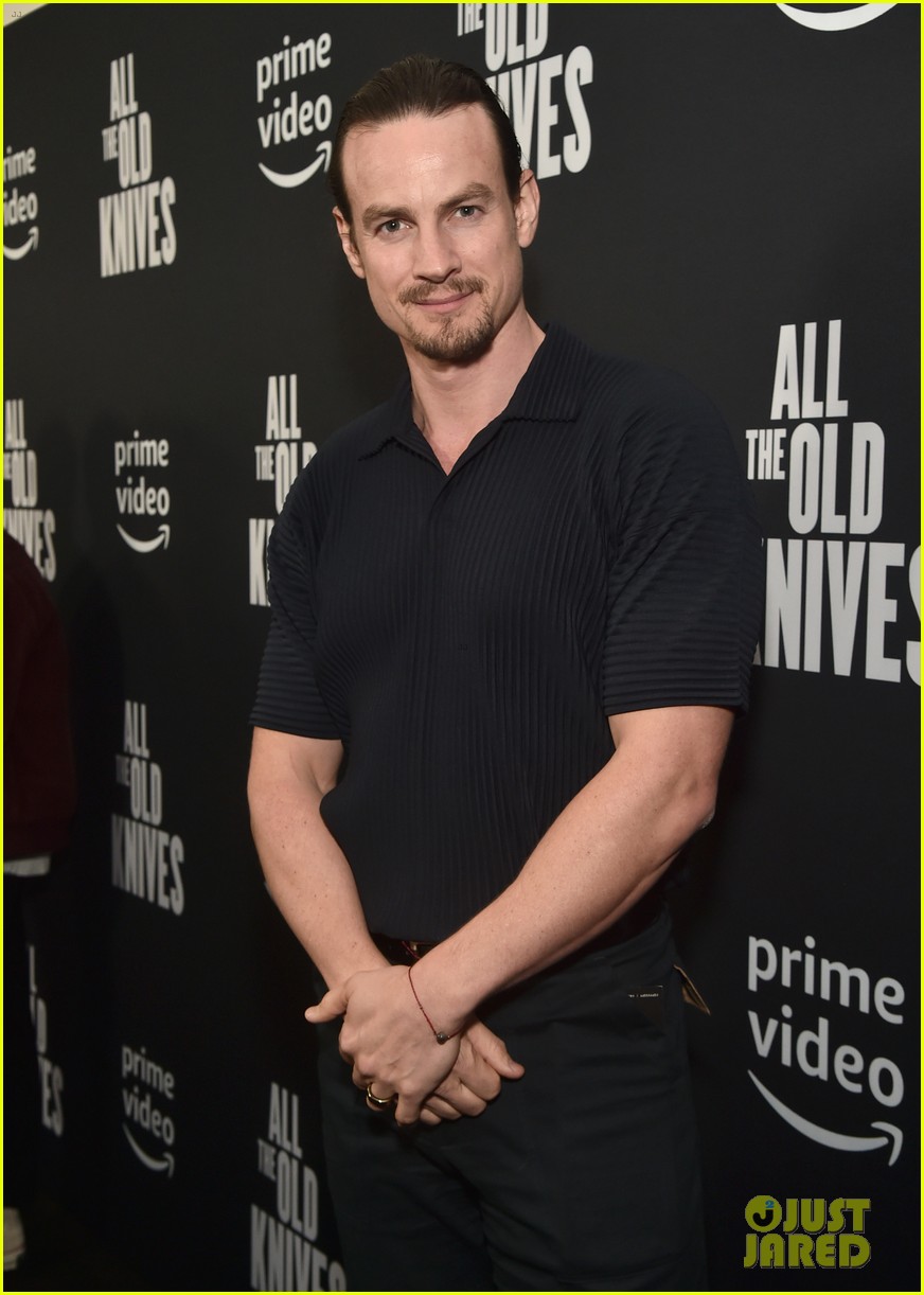'CAOS' Stars Gavin Leatherwood, Luke Cook & Sam Corlett Attend 'All The Old Knives' Premiere