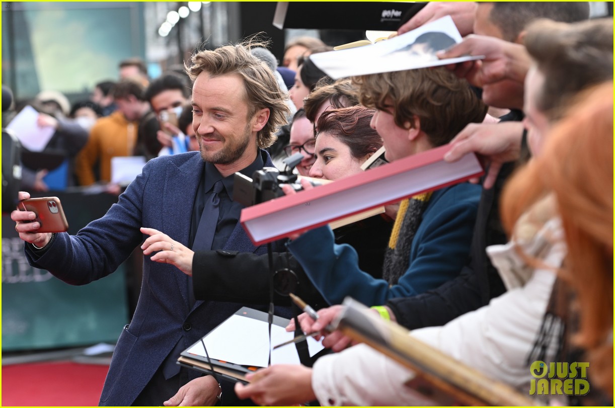 Tom Felton Joins 'Fantastic Beasts' Cast at 'Secrets of Dumbledore' Premiere!