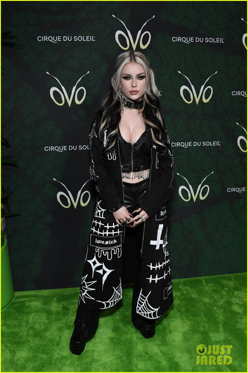 Jaz Sinclair, Ava Michelle & David Dobrik Check Out Cirque Du Soleil's OVO Show