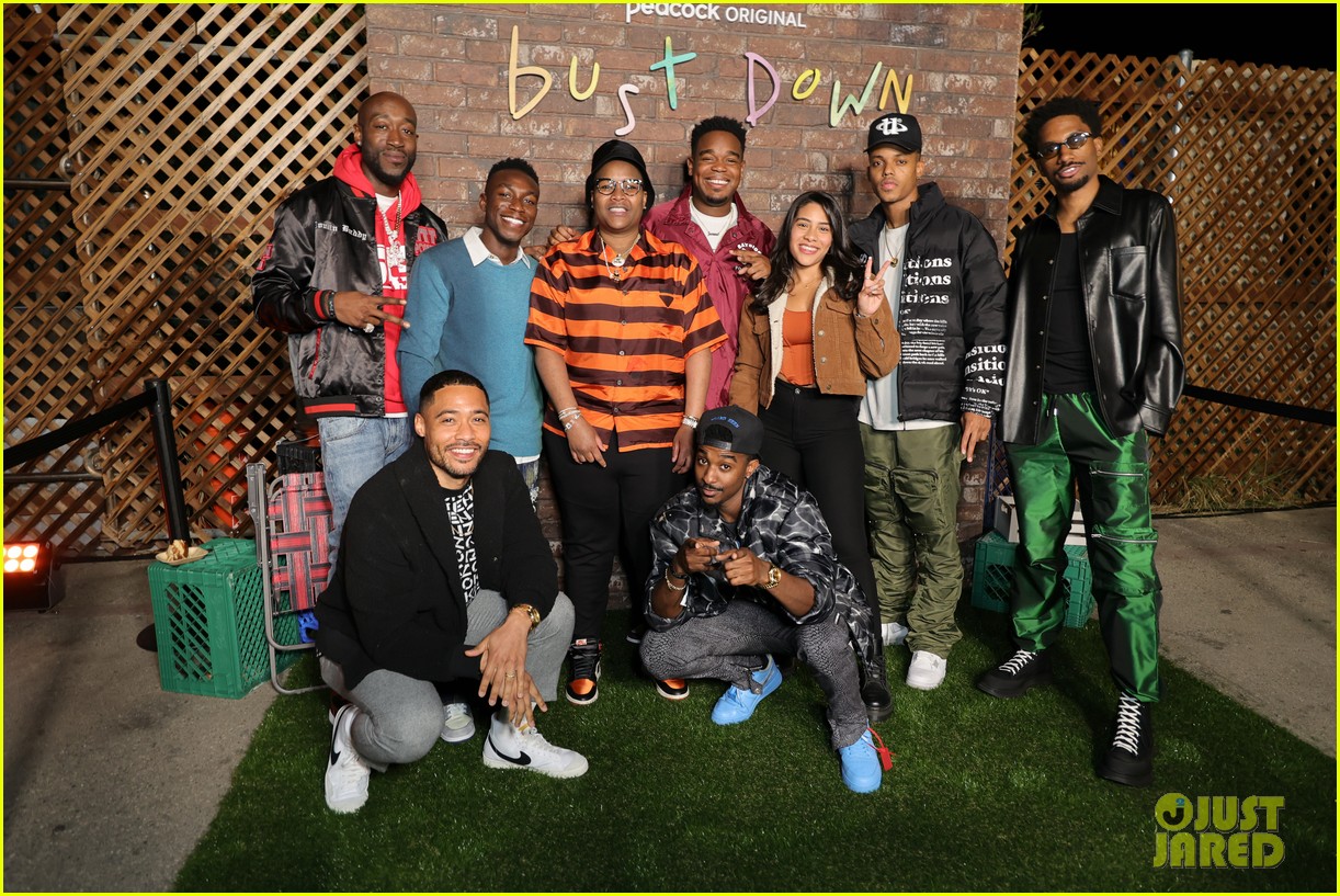 'Saved By The Bell' & 'Bel-Air' Stars Attend 'Bust Down' Launch After Competing on 'Celebrity Family Feud'
