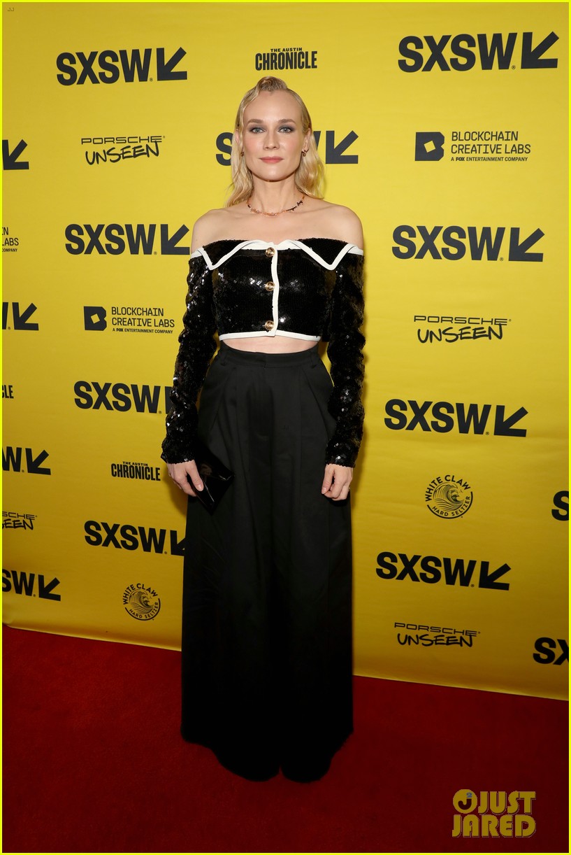 Kiernan Shipka Wears Crop Top & Camo Pants for 'Swimming with Sharks' SXSW Premiere