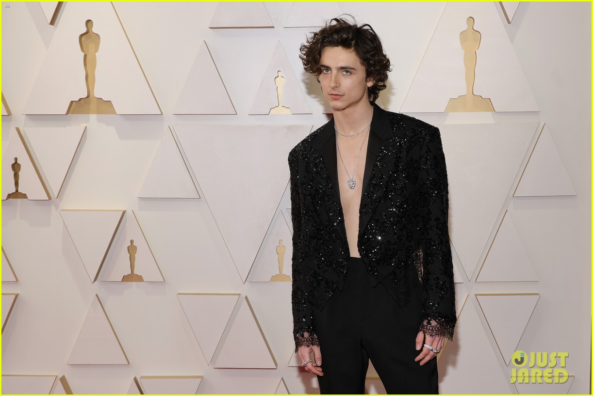 Timothee Chalamet Goes For Shirtless Look at Oscars 2022!