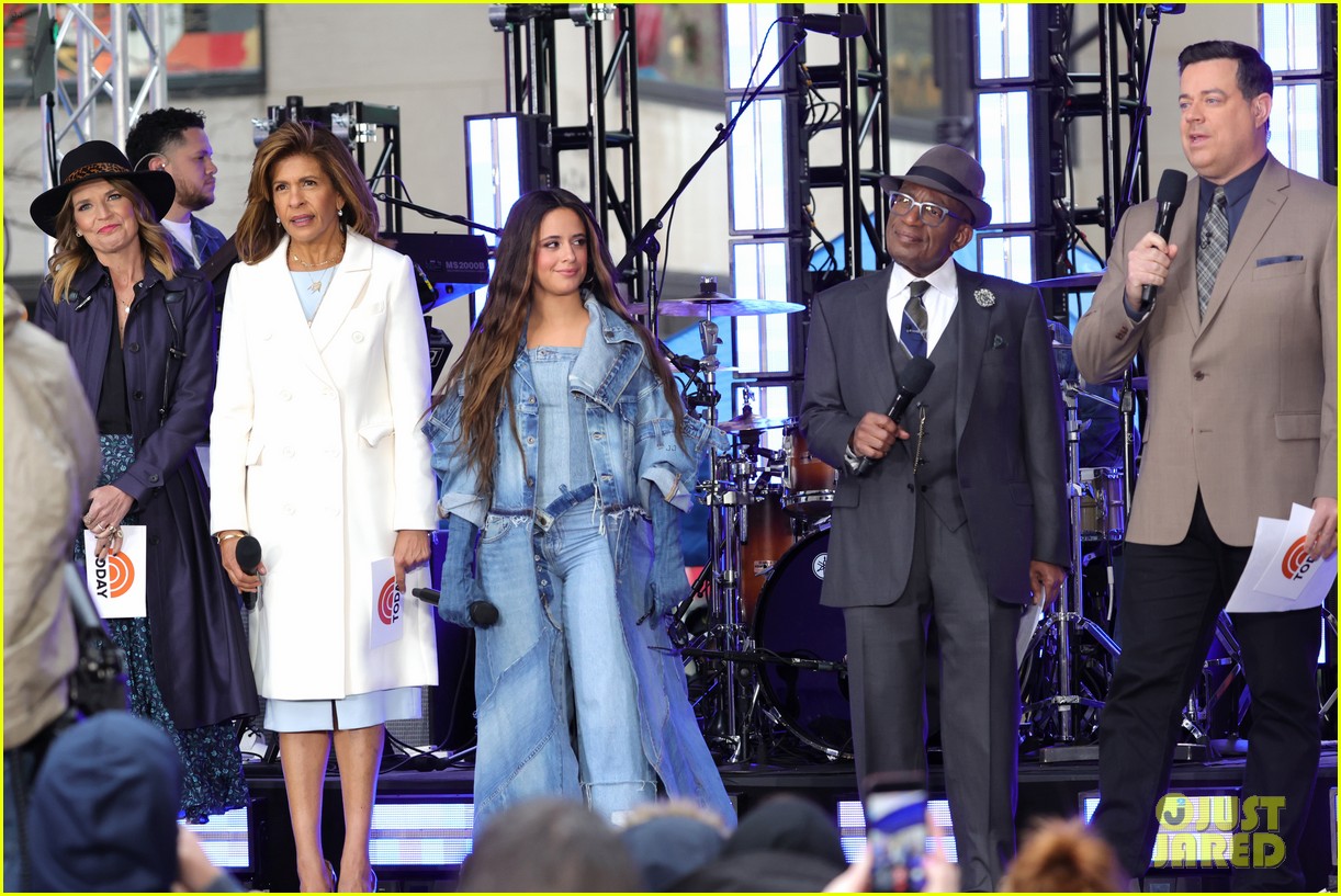 Camila Cabello Wears an All Denim Look While Bringing 'Familia' To 'Today' Show