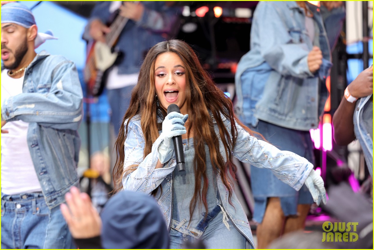 Camila Cabello Wears an All Denim Look While Bringing 'Familia' To 'Today' Show