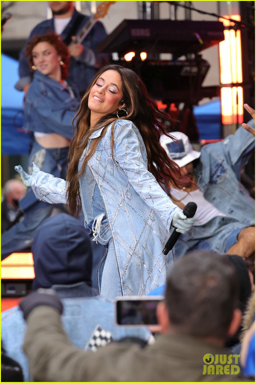 Camila Cabello Wears an All Denim Look While Bringing 'Familia' To 'Today' Show