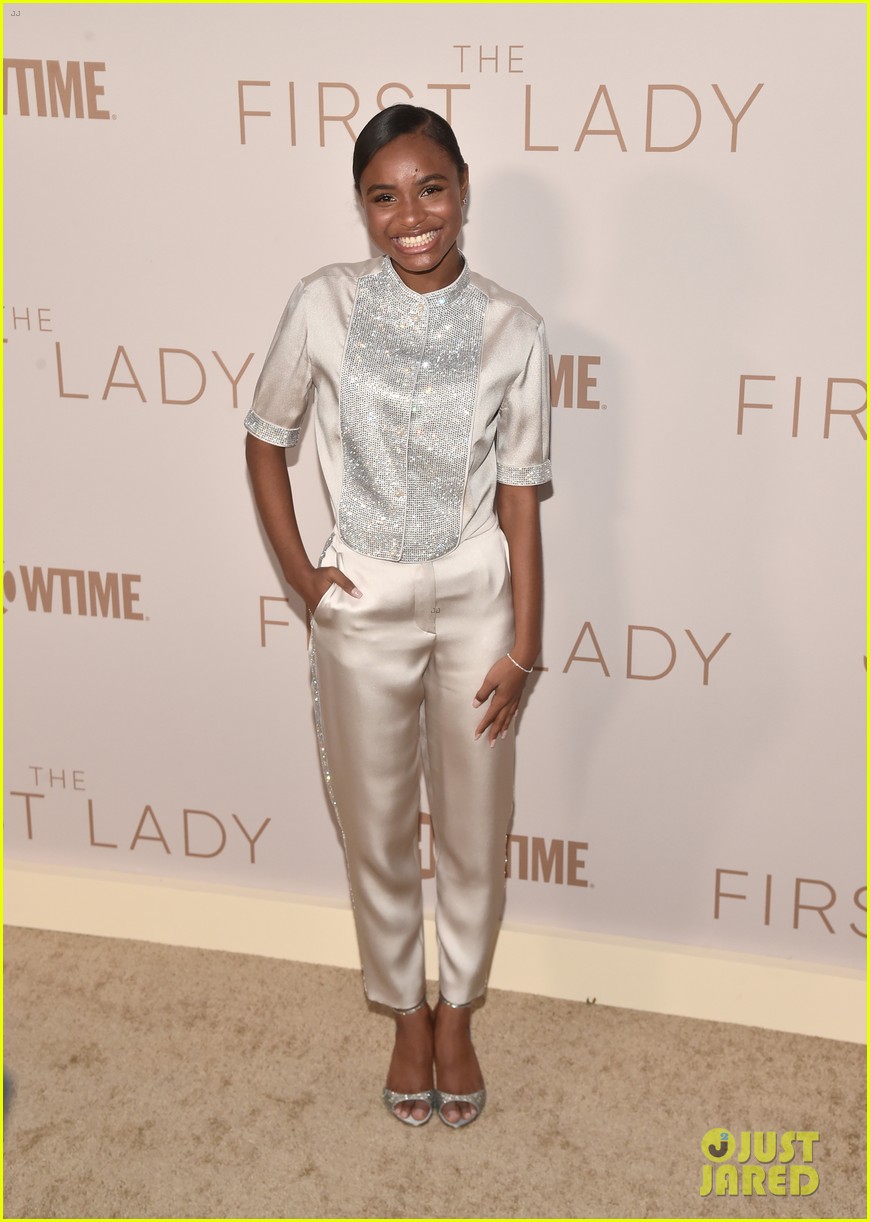 Dakota Fanning, Saniyya Sidney & Kristine Froseth Attend 'The First Lady' Premiere