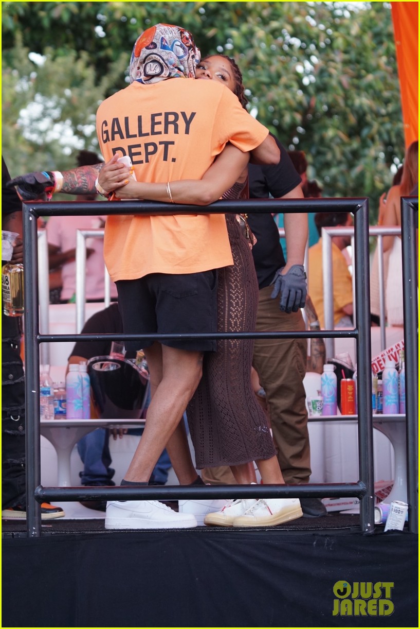 Halle Bailey Hangs Out With Boyfriend DDG at a Coachella Party