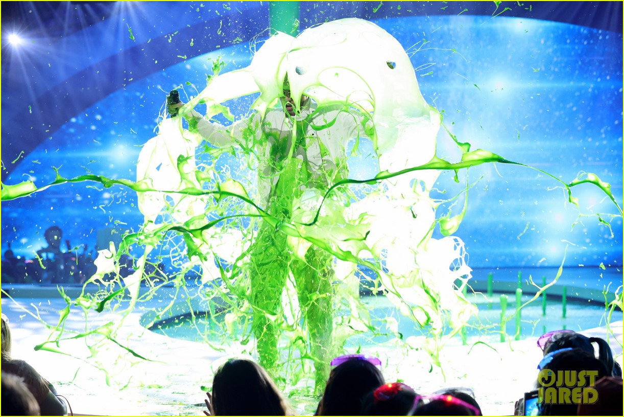 Jack Harlow Gets Covered in Slime After Performance at Kids' Choice Awards 2022