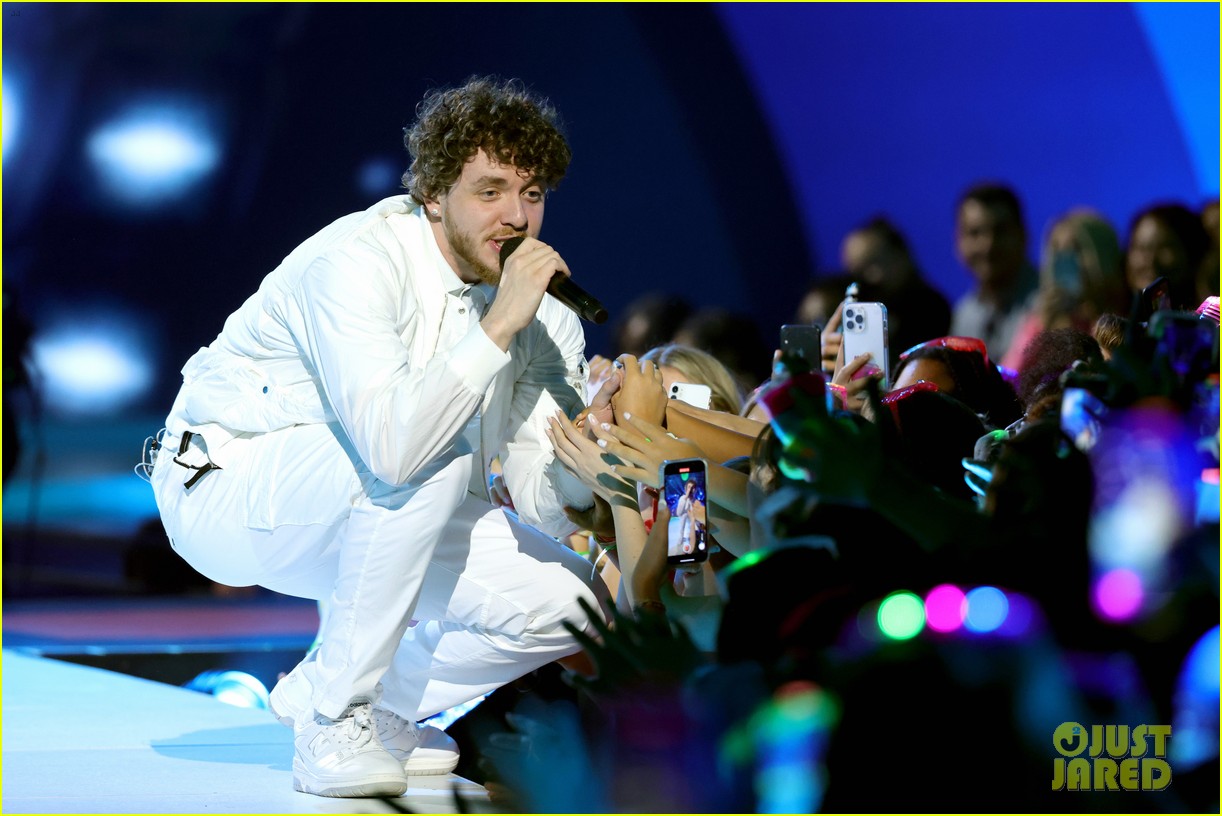 Jack Harlow Gets Covered in Slime After Performance at Kids' Choice Awards 2022