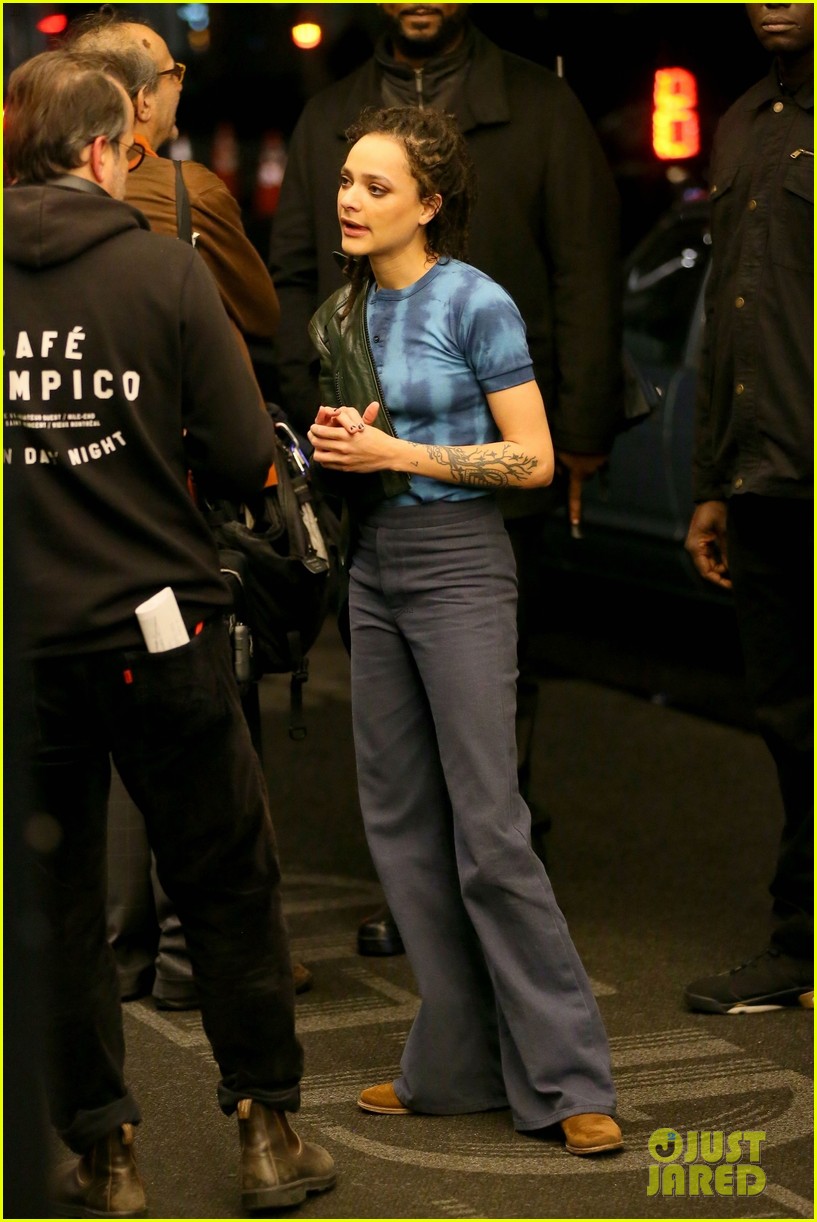 Tom Holland Wears a Retro Outfit While Filming 'The Crowded Room' Series
