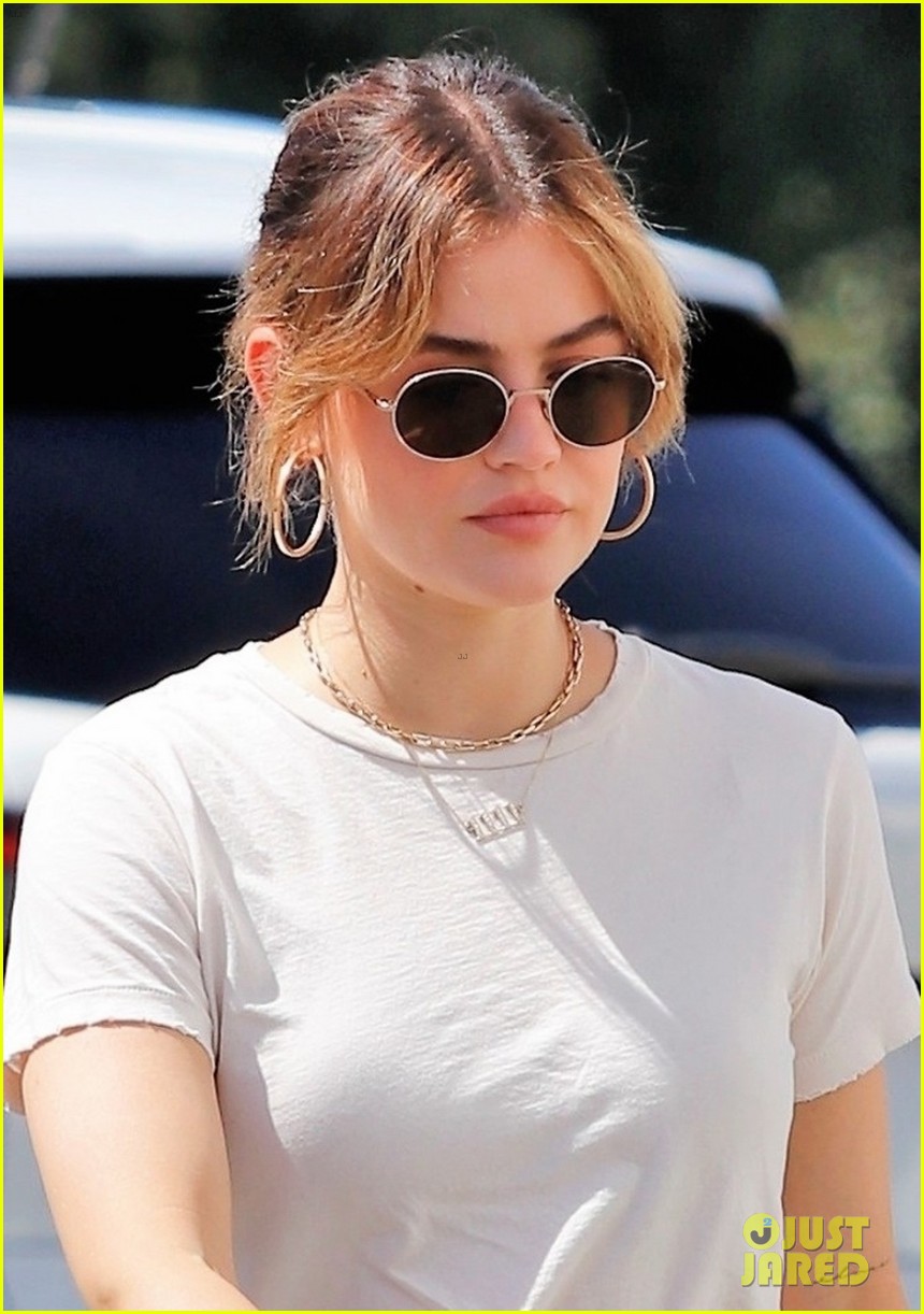 Lucy Hale Goes Casual Chic After New Movie Announcement