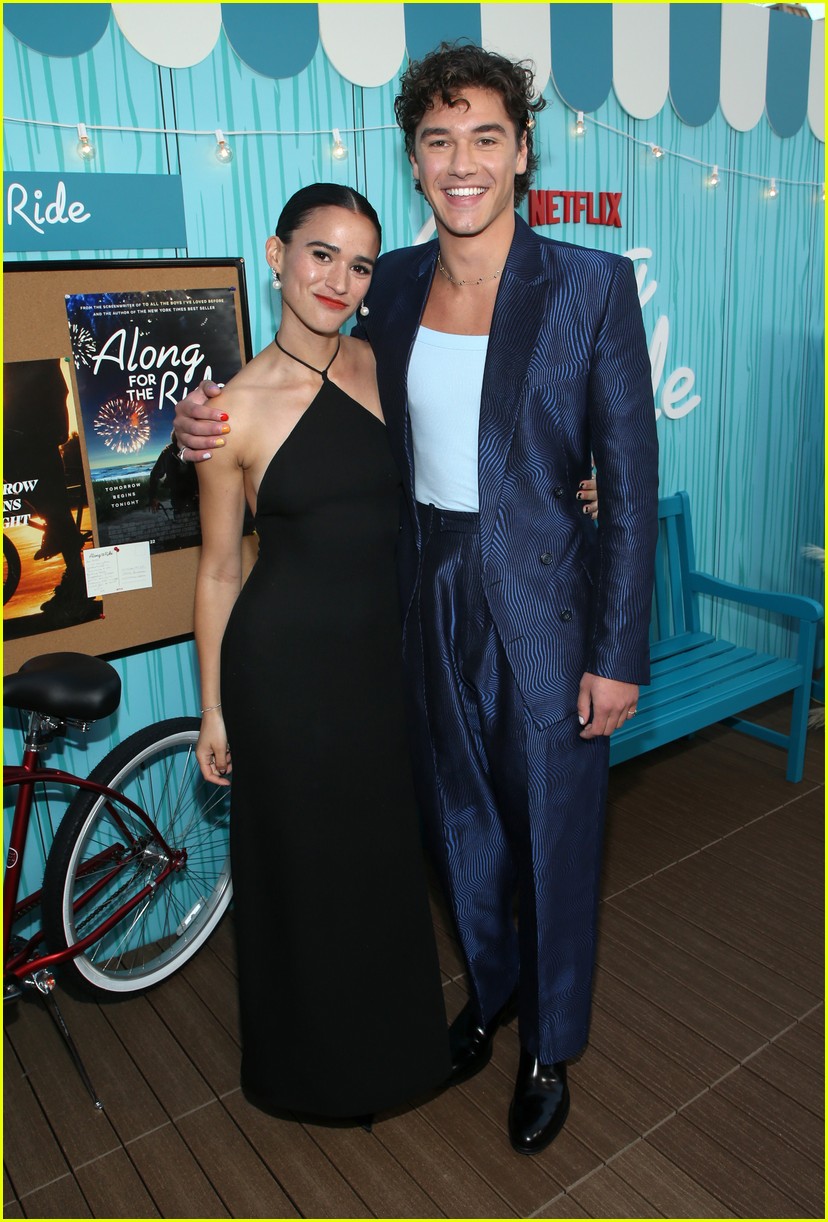 Emma Pasarow & Belmont Cameli Premiere New Netflix Film 'Along for the Ride'