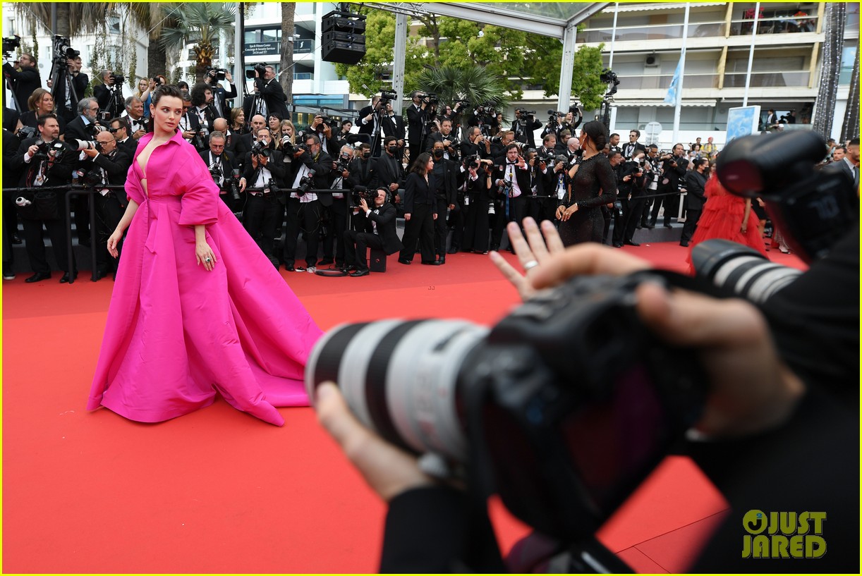 Elle Fanning & Katherine Langford Glam Up For 'Top Gun: Maverick' Premiere at Cannes Film Festival