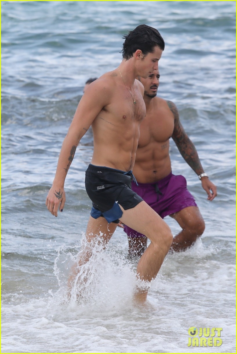 Shawn Mendes Makes a Splash During a Day at the Beach in Miami
