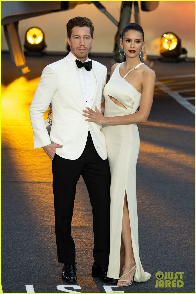 Nina Dobrev & Shaun White Look So In Love at 'Top Gun: Maverick' Premiere in London!