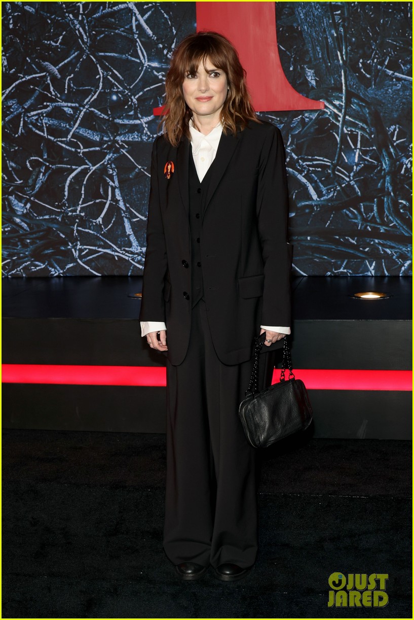 Millie Bobby Brown Joins Noah Schnapp & Finn Wolfhard at 'Stranger Things' Season 4 Premiere