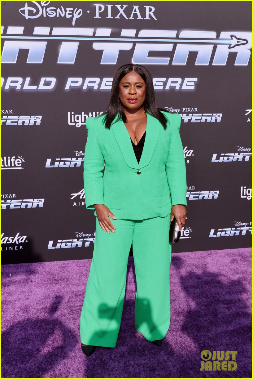 Keke Palmer Wears Bright Green Eyeliner to 'Lightyear' Premiere with Chris Evans & More!