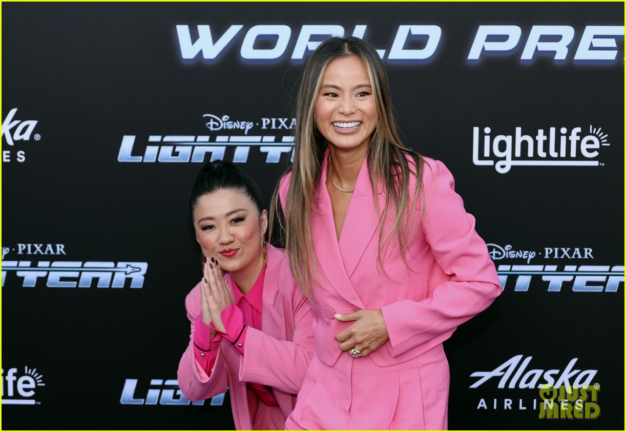 Keke Palmer Wears Bright Green Eyeliner to 'Lightyear' Premiere with Chris Evans & More!