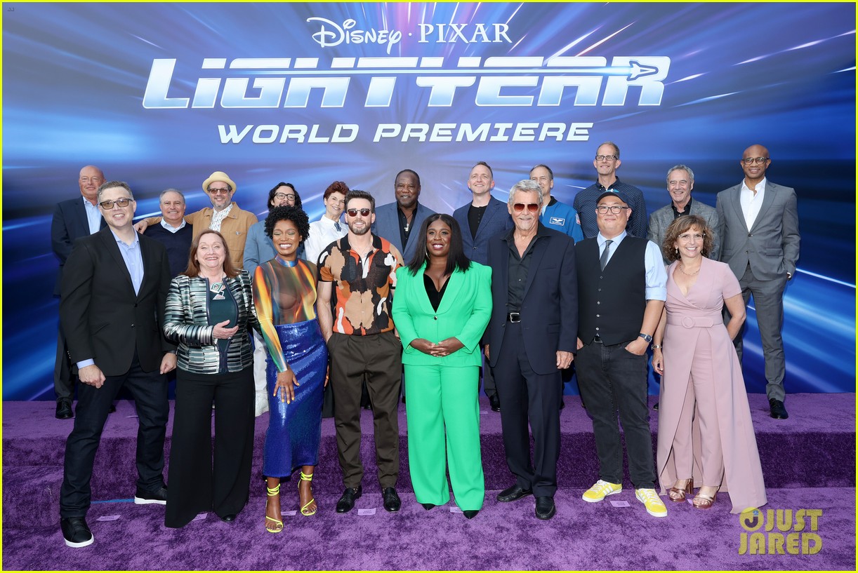 Keke Palmer Wears Bright Green Eyeliner to 'Lightyear' Premiere with Chris Evans & More!