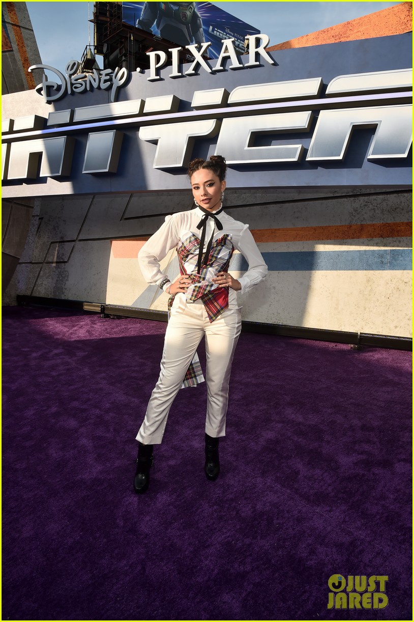 Keke Palmer Wears Bright Green Eyeliner to 'Lightyear' Premiere with Chris Evans & More!