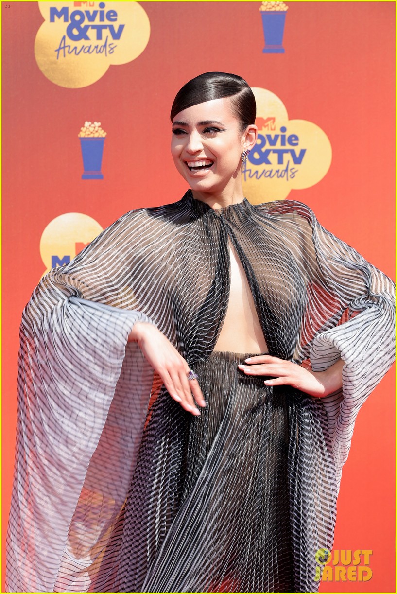 Sydney Sweeney Has A Stylish Mini Skirt Moment at MTV Movie & TV Awards 2022