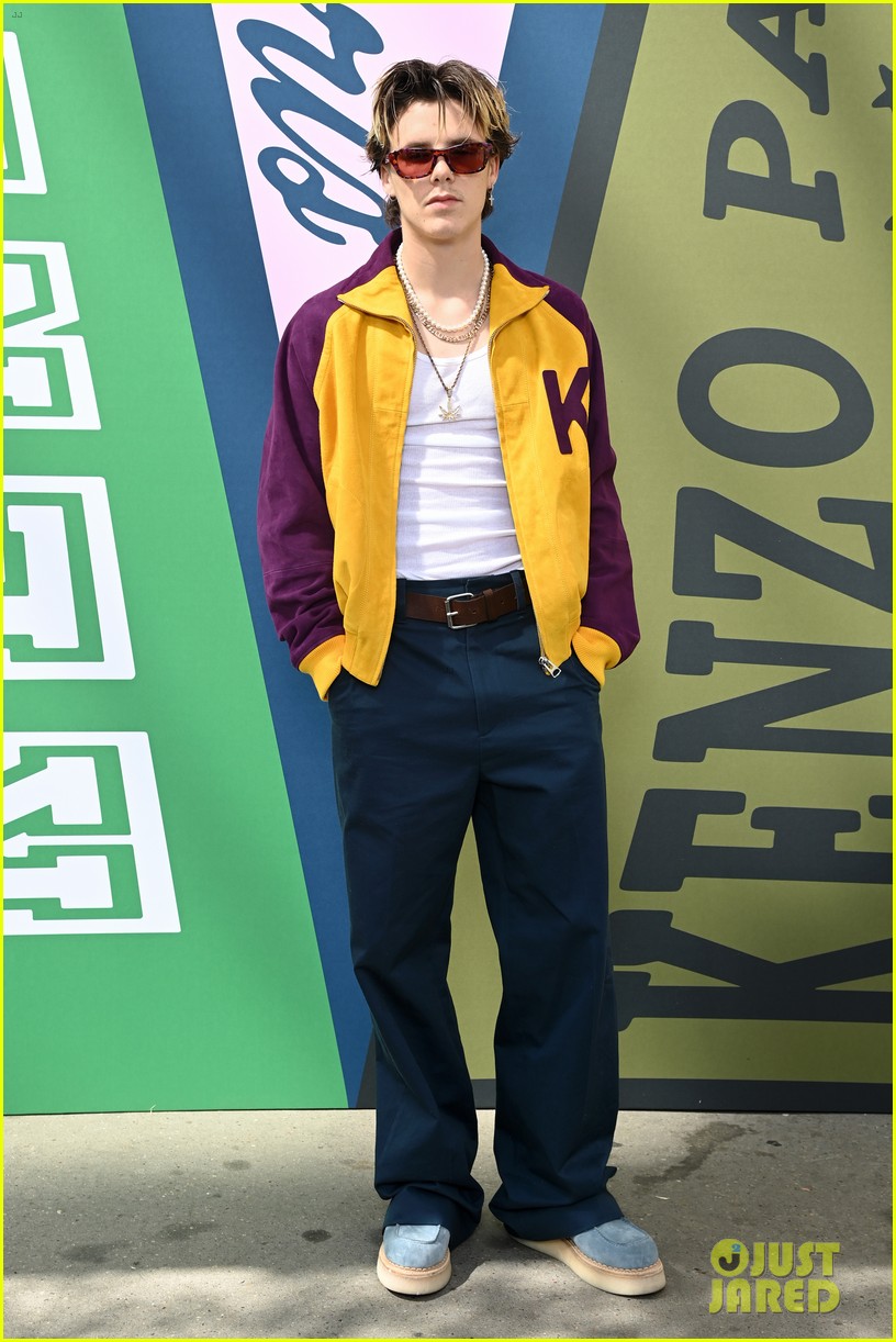 'Heartstopper' Stars Yasmin Finney & Kit Connor Sit Front Row at Kenzo Fashion Show