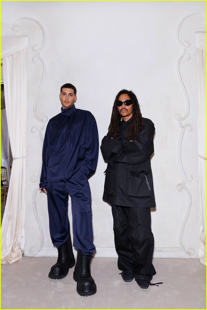 Alexa Demie Checks Out Balenciaga Show with Fai Khadra