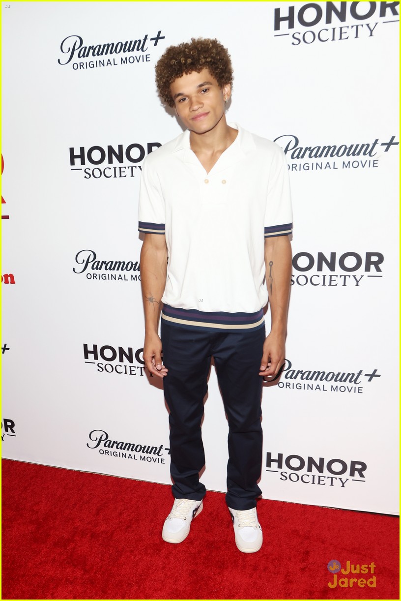 Angourie Rice Suits Up for 'Honor Society' Premiere with Armani Jackson & More