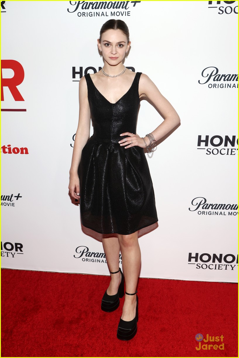Angourie Rice Suits Up for 'Honor Society' Premiere with Armani Jackson & More