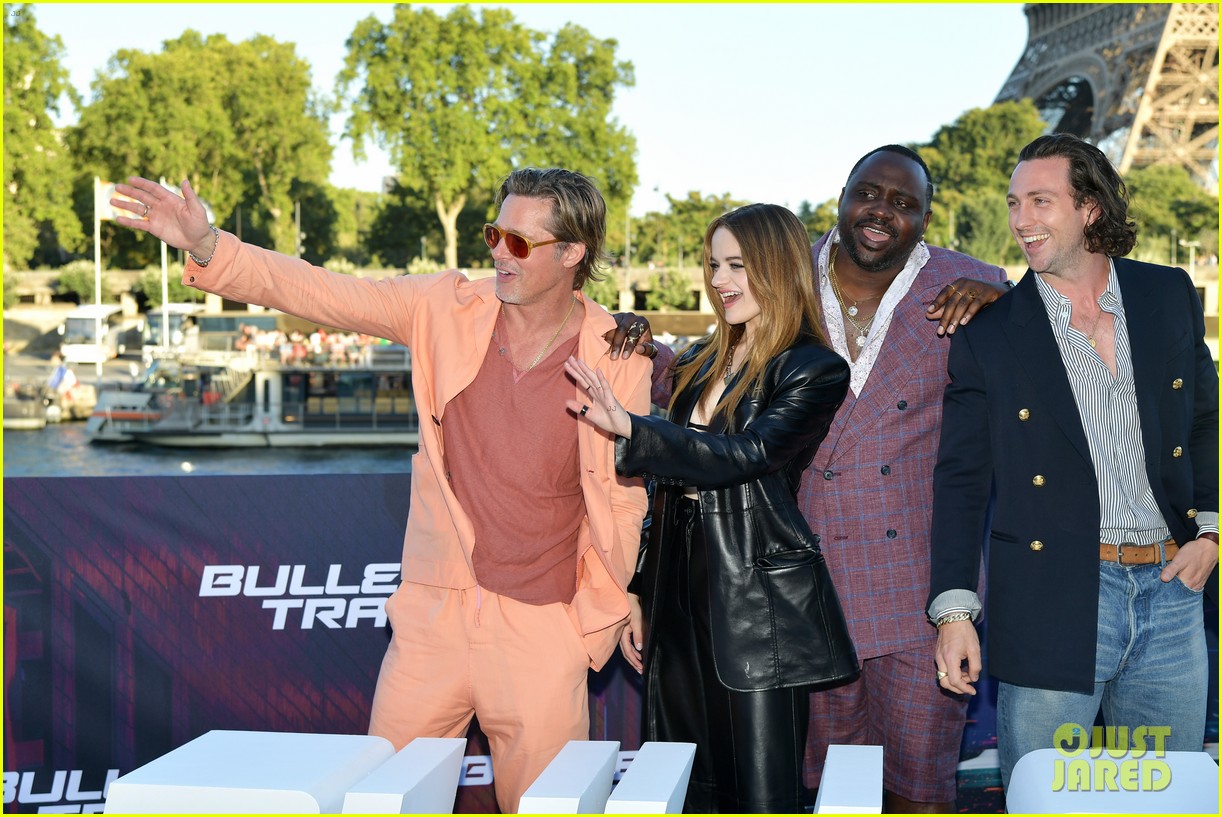 Joey King Serves Up a Daring Look at 'Bullet Train' Paris Photo Call!