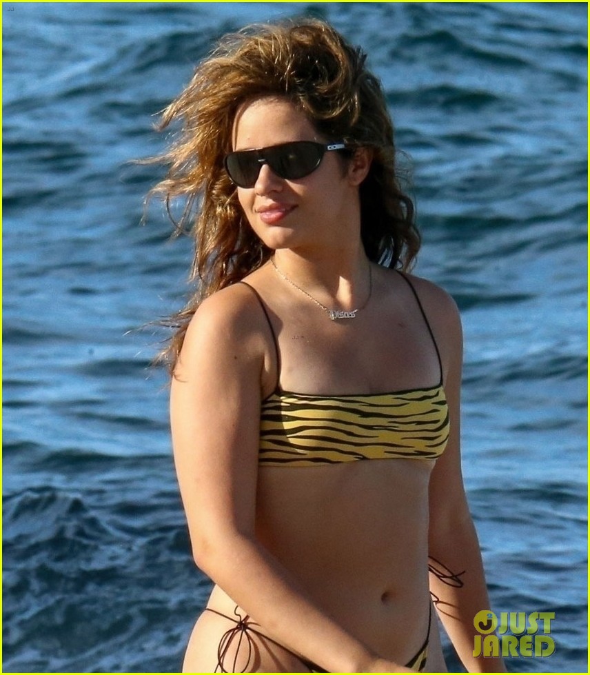 Camila Cabello Goes for a Swim During Beach Day in Florida