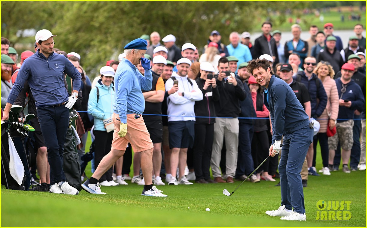 Niall Horan Plays in Golf Tournament with Buddy Jamie Dornan