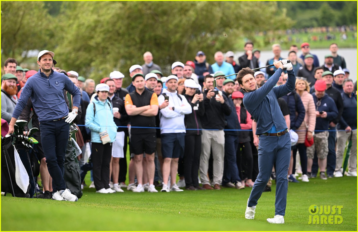 Niall Horan Plays in Golf Tournament with Buddy Jamie Dornan
