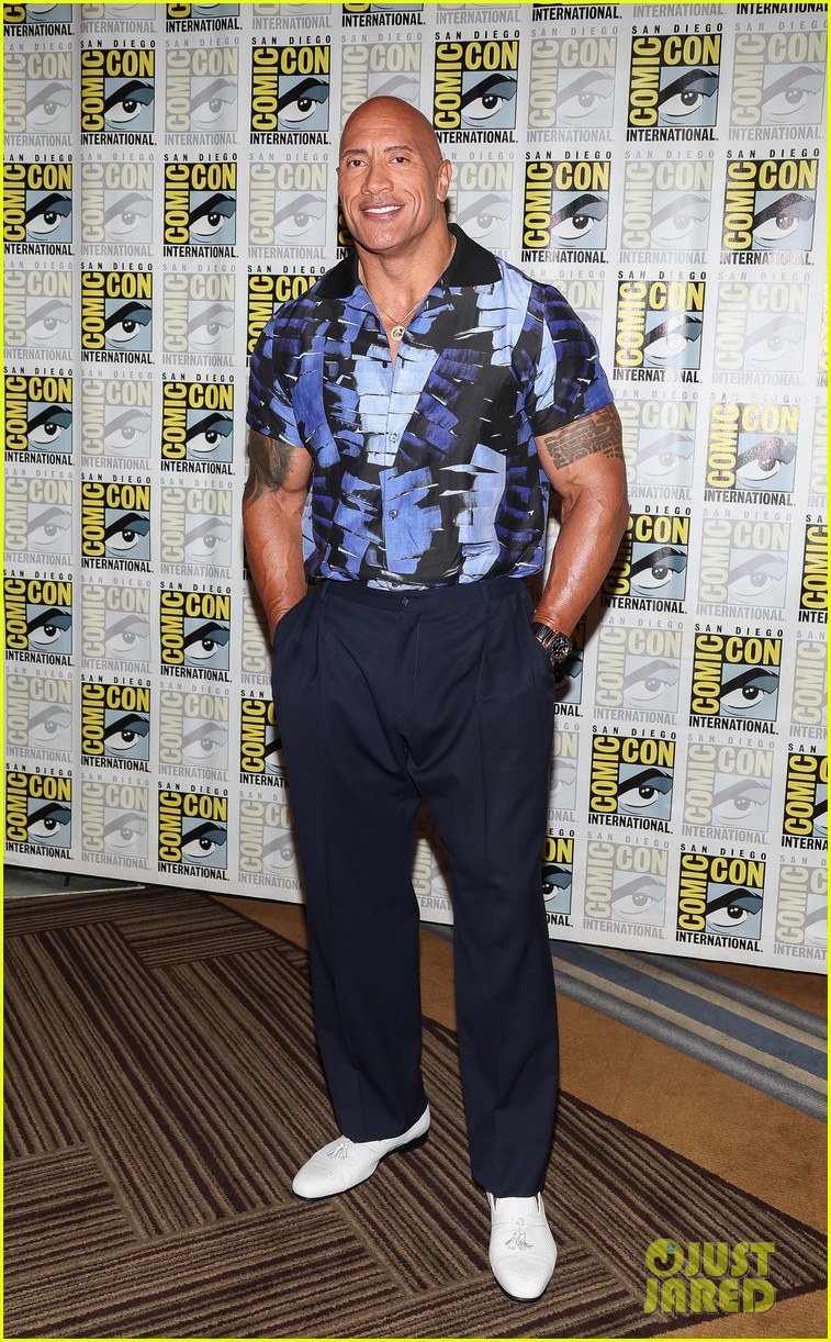 Noah Centineo & Quintessa Swindell Join Dwayne Johnson for 'Black Adam' Panel at Comic-Con!