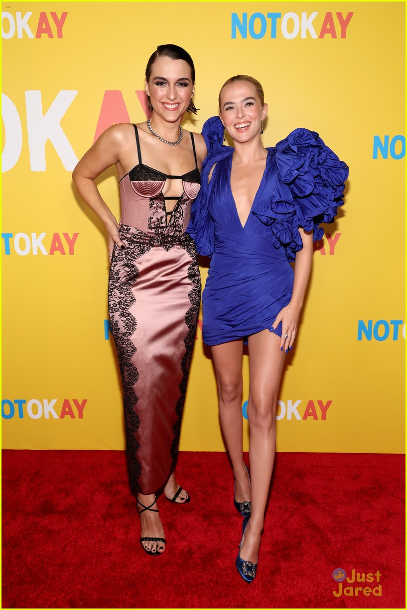 Dylan O'Brien Wears Hot Pink Suit to 'Not Okay' Premiere with Zoey Deutch