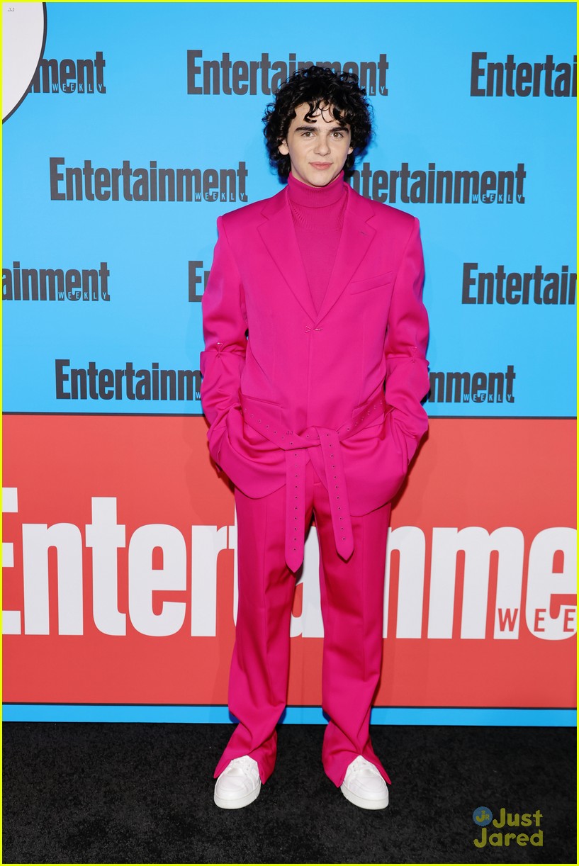 Shazam's Jack Dylan Grazer & Asher Angel Go Pink for EW's Comic-Con Party